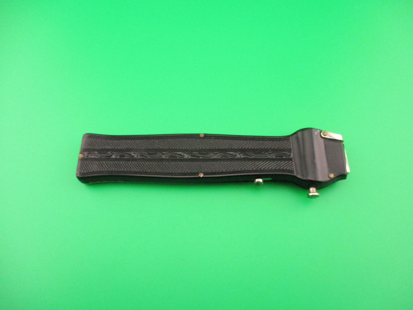 BONSA SOLINGEN D.B.G.M ROSTFREI 23cm German OTF BLACK Automatic Trapdoor knife