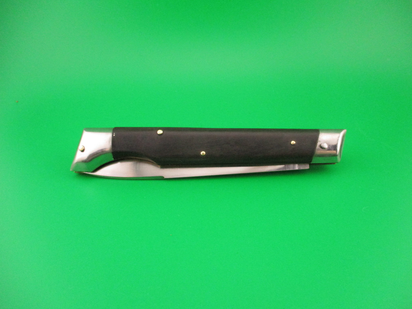 Jndiana EXTRA 23cm Italian Large Slant Bolster Vintage Horn automatic knife