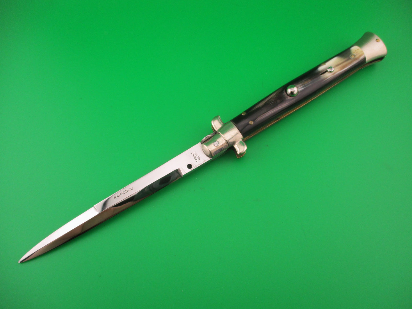 RAIMONDO SPRING ROSTFRE 28cm Italian Picklock 1950s Vintage automatic knife