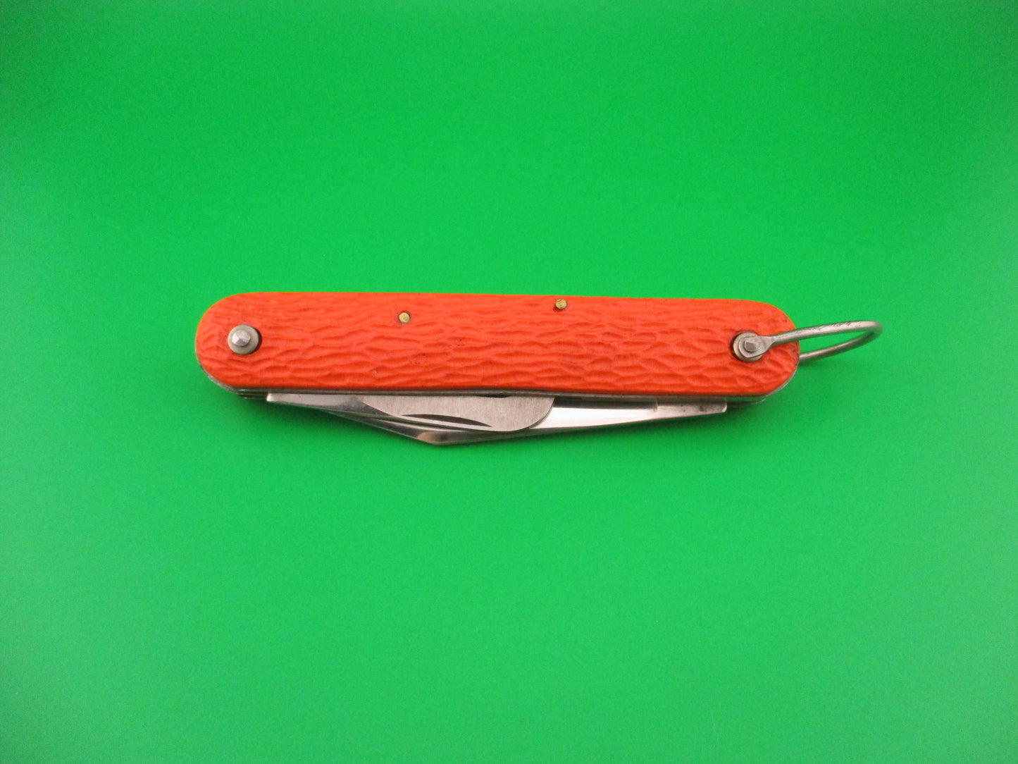 z CAMILLUS vintage MC1 Orange paratrooper automatic knife with hook blade