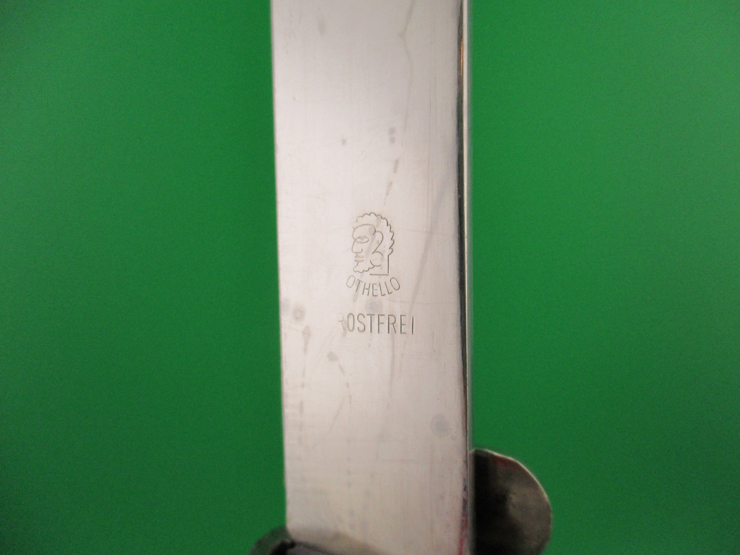 OTHELLO ROSTFREI 1960s 23cm German Trap door Gravity knife military