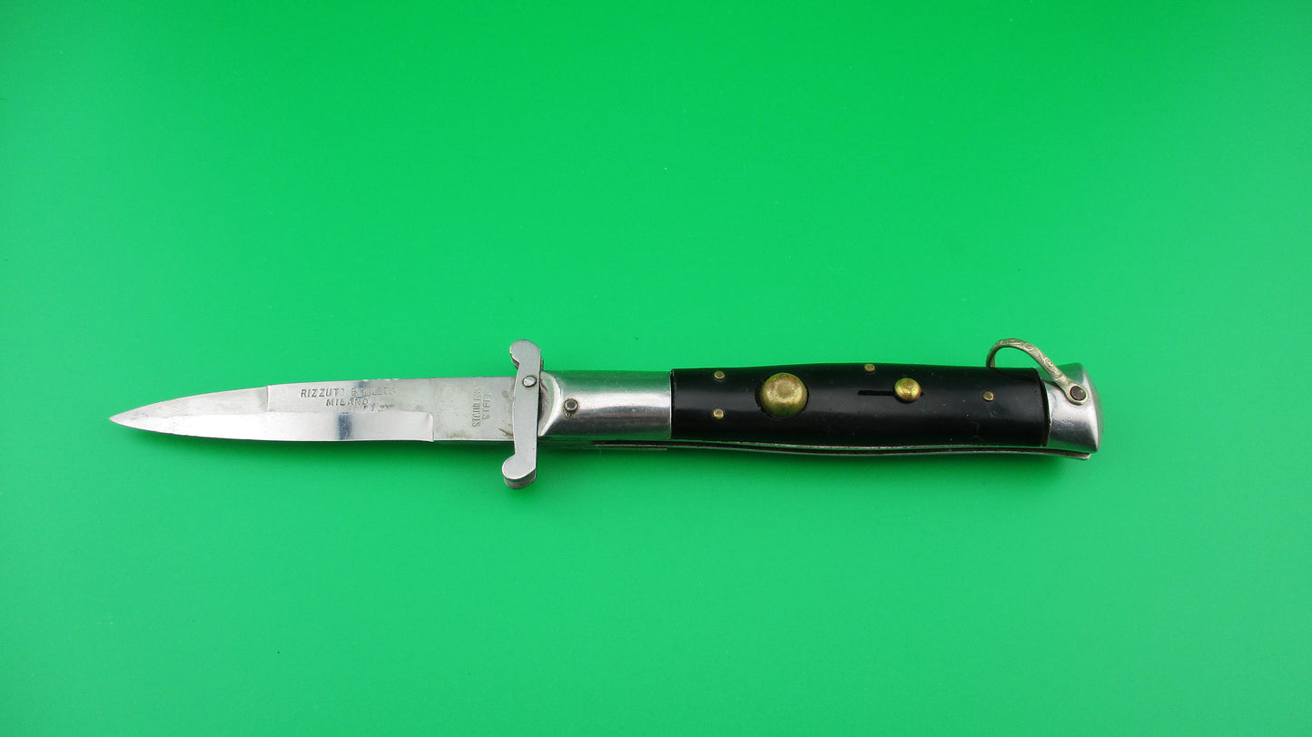 Rizzuto Estileto Milano 18cm small Japanese swing guard switchblade knife