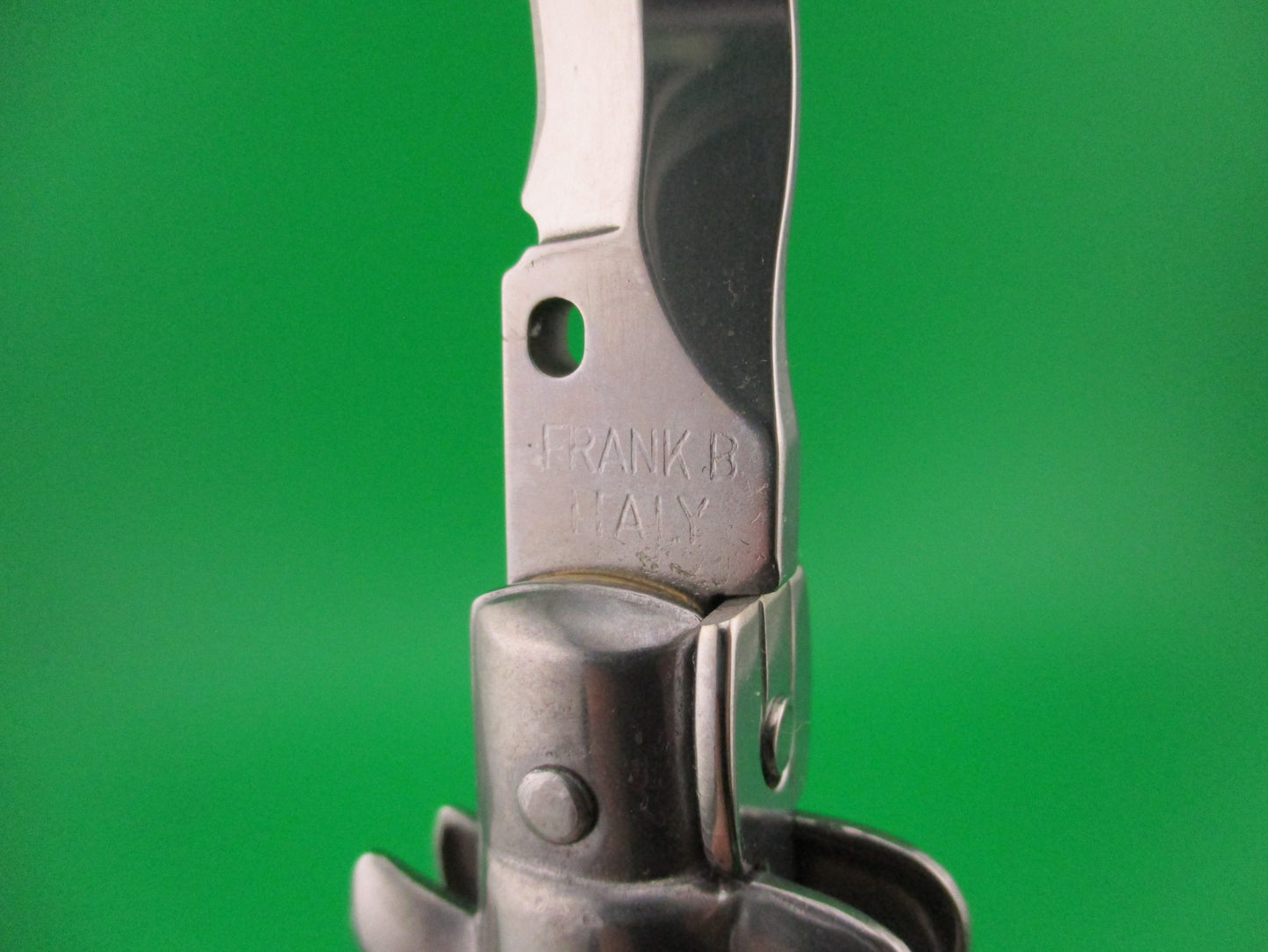 Frank B Italy 28cm Italian Kris Stiletto swivel bolster Switchblade knife