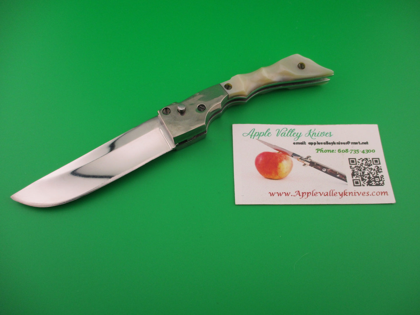 RPK 19cm Russian Prison Knife Gunstock Cream vintage automatic knife