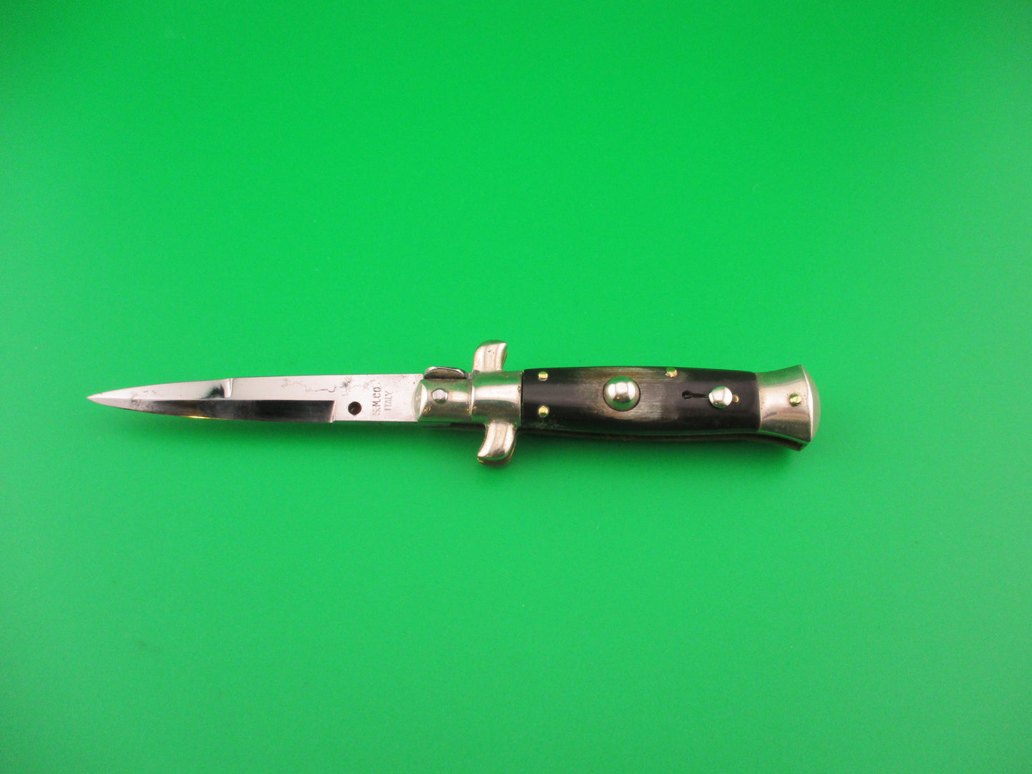 S.M.CO ITALY 12cm Italian picklock 1950s vintage bayonet automatic knife NOS