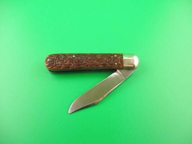 Press Button Knife Co Business Clip blade picked bone switchblade knife model 510