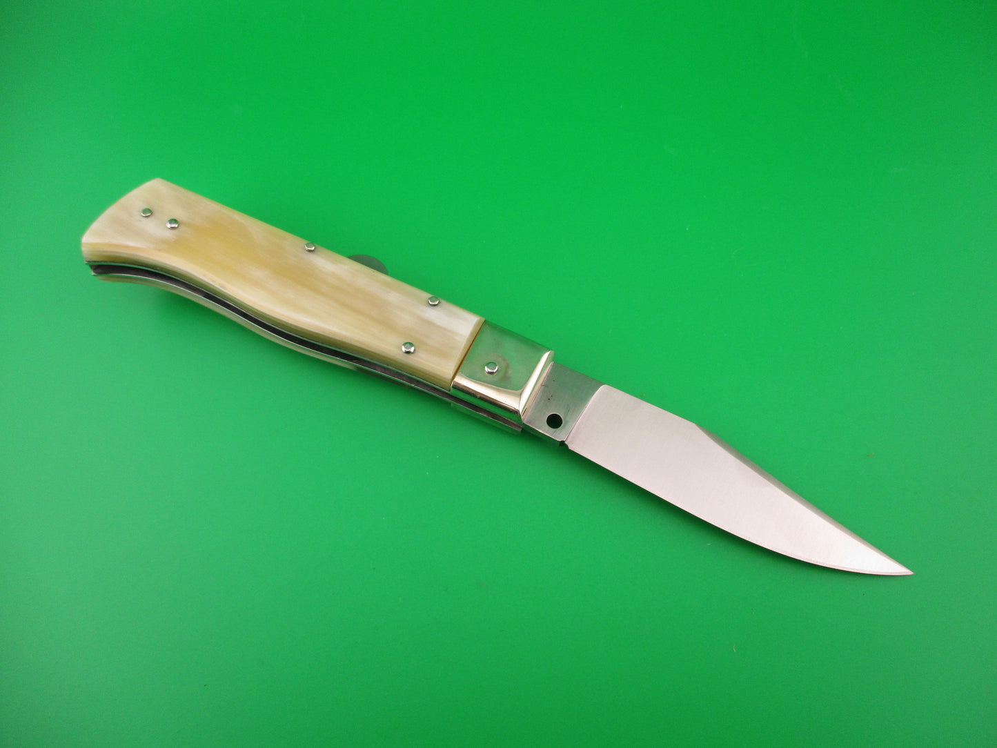 AGA CAMPOLIN ITALY 20cm Italian Humpback Camper light horn automatic knife