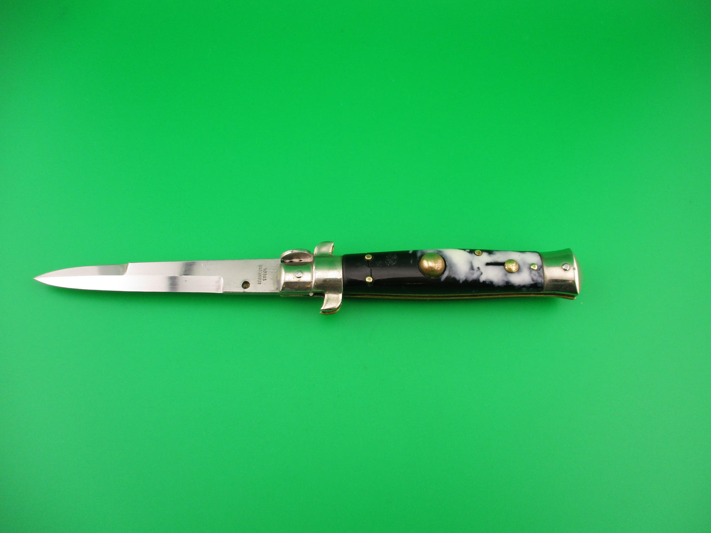 STAINLESS STEEL 18cm Japanese Picklock Vintage 1960s automatic knife