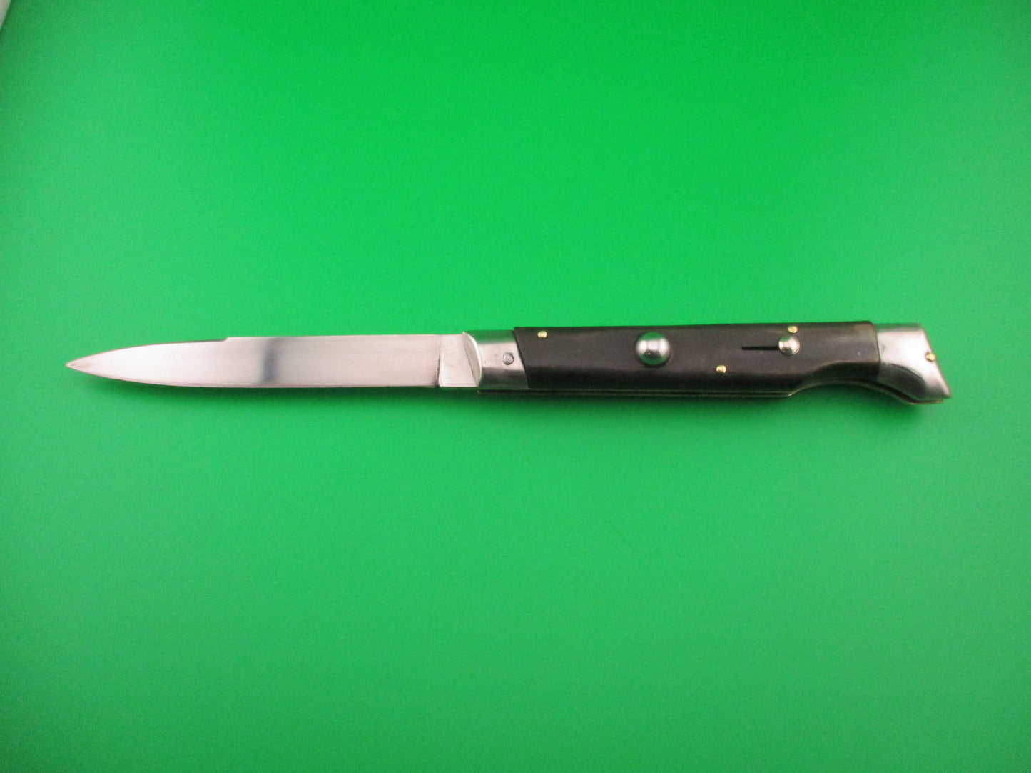 Jndiana EXTRA 23cm Italian Large Slant Bolster Vintage Horn automatic knife