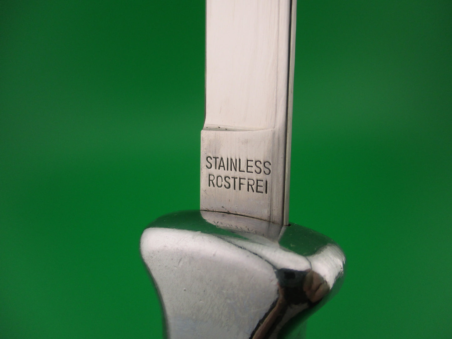 STAINLESS ROSTFREI 21cm Camouflage OTF DA Chrome Chef's Hat bolsters automatic knife