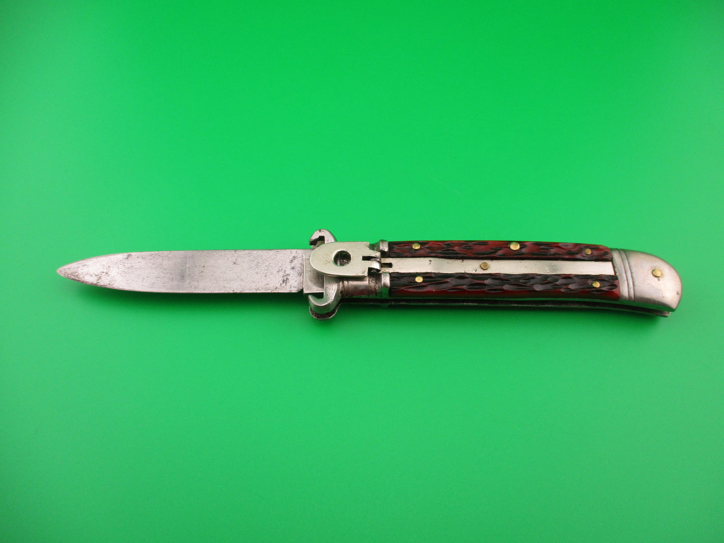 Winchester 20cm German Shell puller Red Bone Johnny Cade style automatic knife