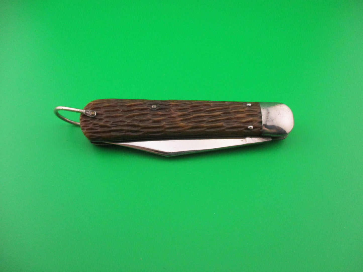 SCHRADE CUT CO M2 Bone WWII Paratrooper Military issue switchblade knife