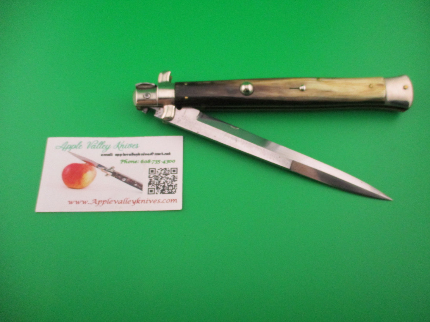 Sterile 33cm Italian Picklock 1950s vintage 5mm backspring automatic knife