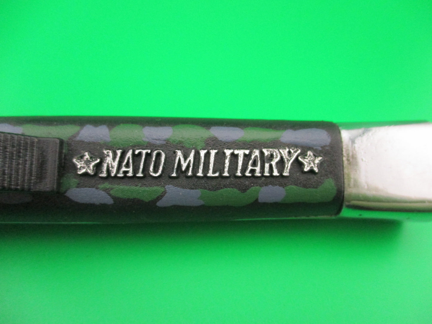 STAINLESS ROSTFREI 21cm Camouflage OTF DA Chrome Chef's Hat bolsters automatic knife