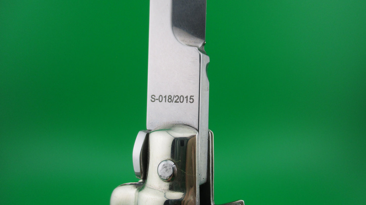Walts LATAMA 28cm Italian Stiletto swivel bolster 5mm blade automatic knife