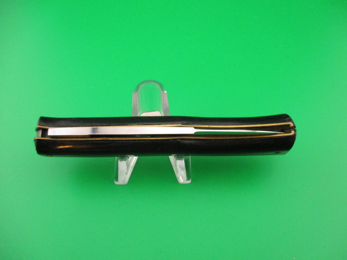 Ackermannchen ROSTFREI 21cm Italian Rectangle button lockback automatic knife