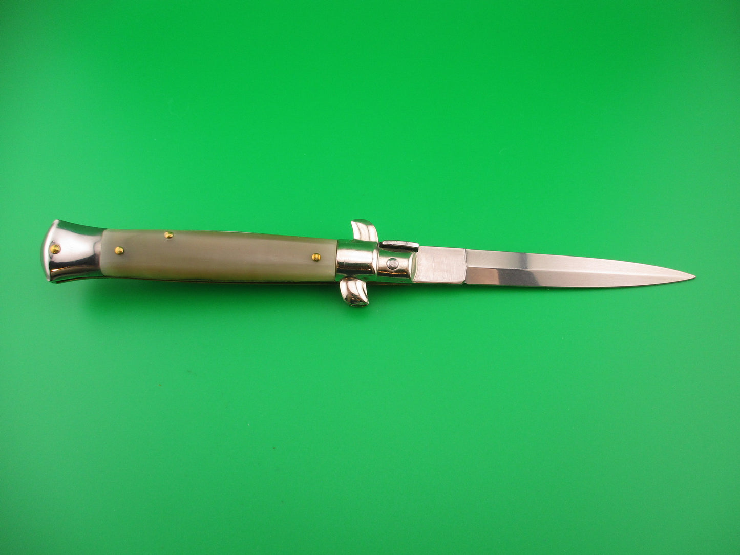 z AB STILETTO ITALY 23cm Italian Dagger Blade swivel bolster switchblade knife