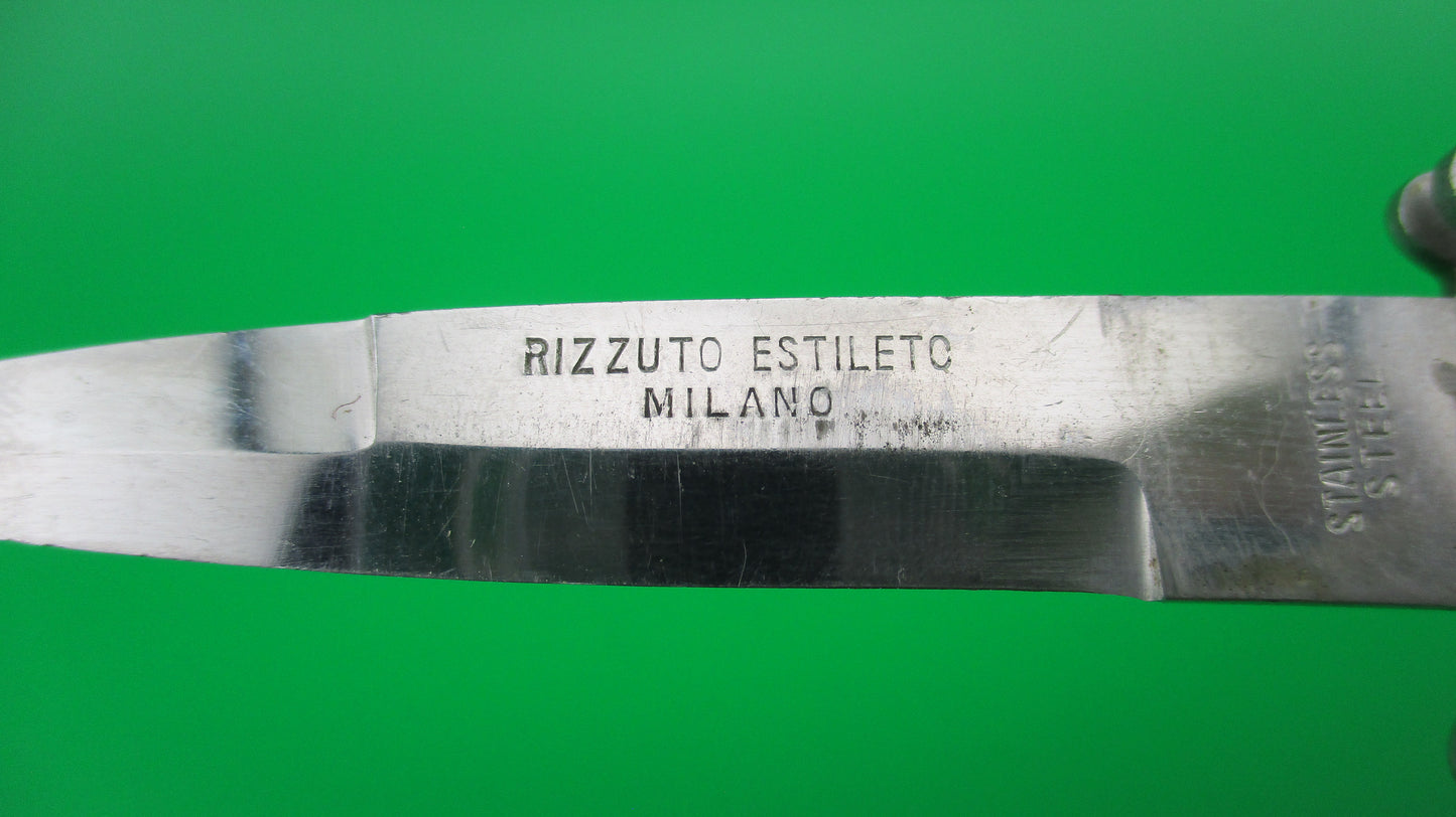 Rizzuto Estileto Milano 18cm small Japanese swing guard switchblade knife