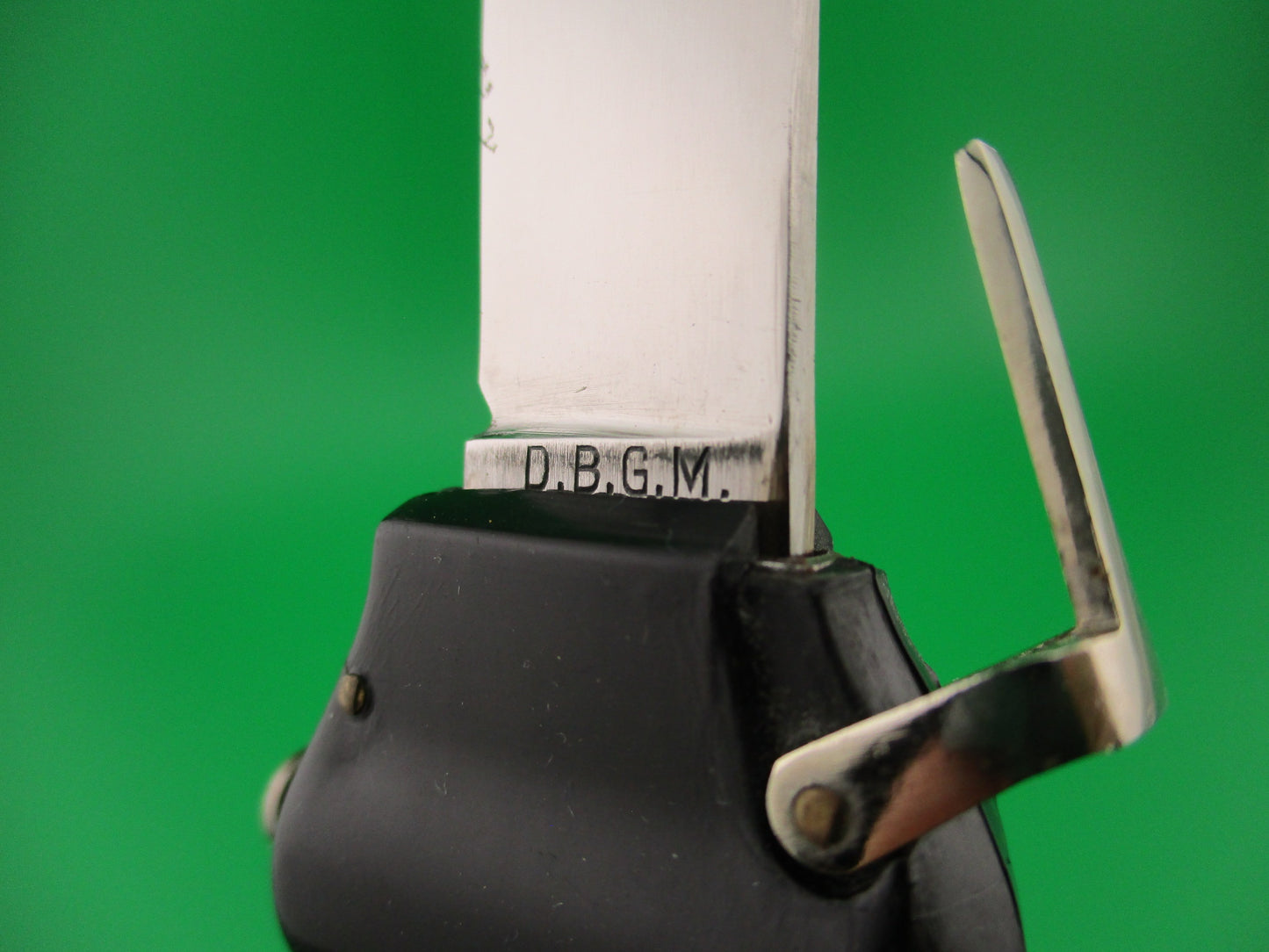 BONSA SOLINGEN D.B.G.M ROSTFREI 23cm German OTF BLACK Automatic Trapdoor knife