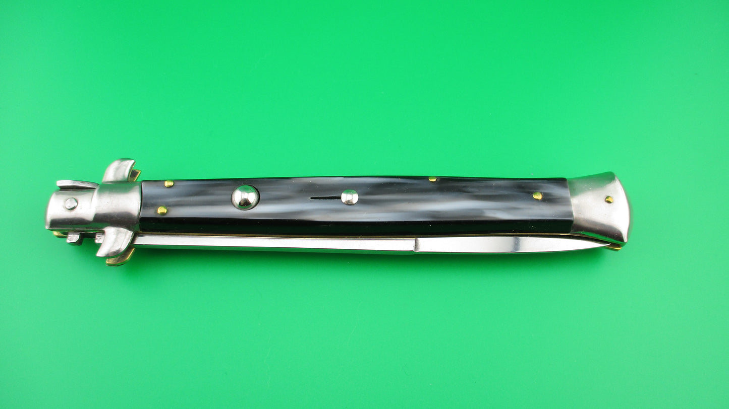 MANIAGO ITALY 33cm Italian Stiletto swivel bolster automatic knife