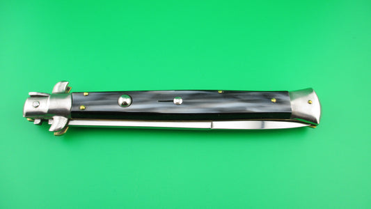 MANIAGO ITALY 33cm Italian Stiletto swivel bolster automatic knife