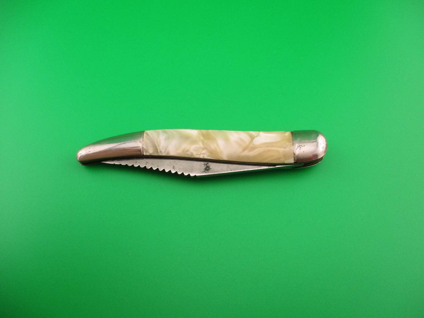 Hammer Brand Imperial Toothpick Fisherman's Switchblade knife w/ blade etch