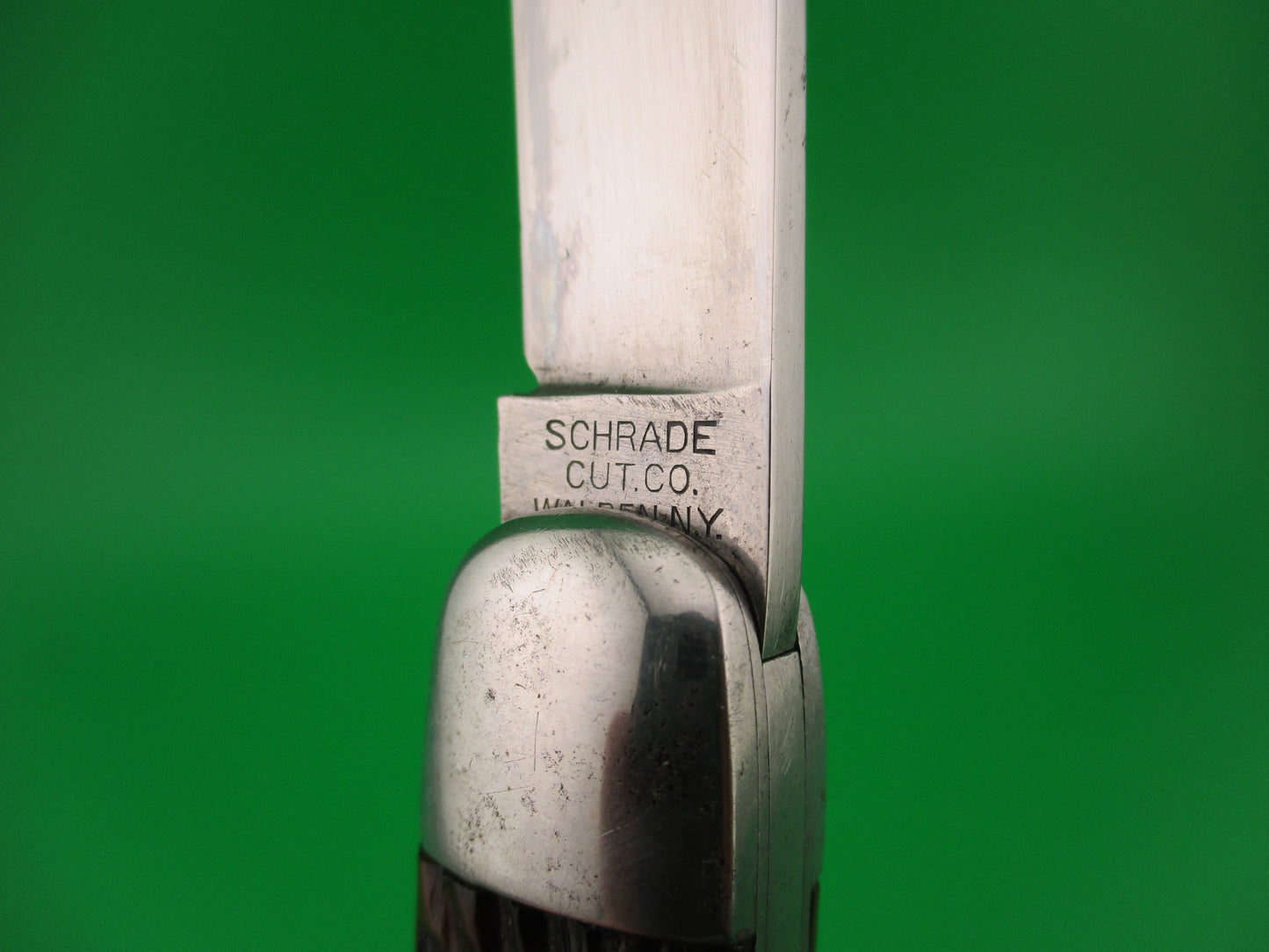 SCHRADE CUT CO 1553 3/4 Scout Jigged bone automatic knife