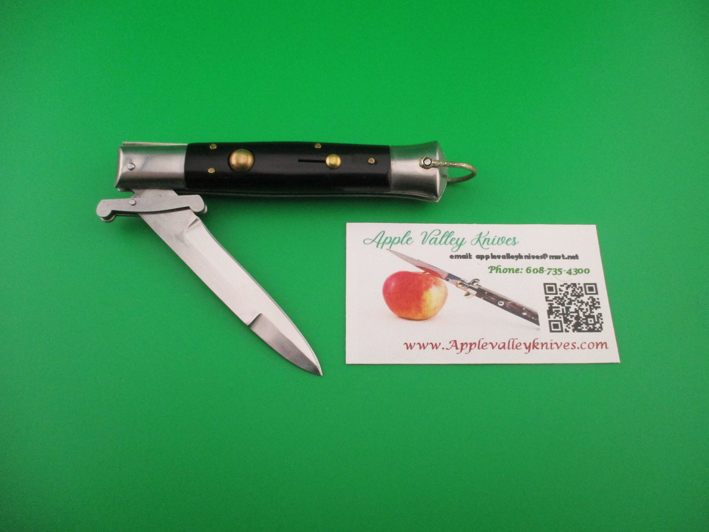 PENGUIN STAINLESS STEEL 20cm Japanese Rizzuto Swing Guard vintage automatic knife