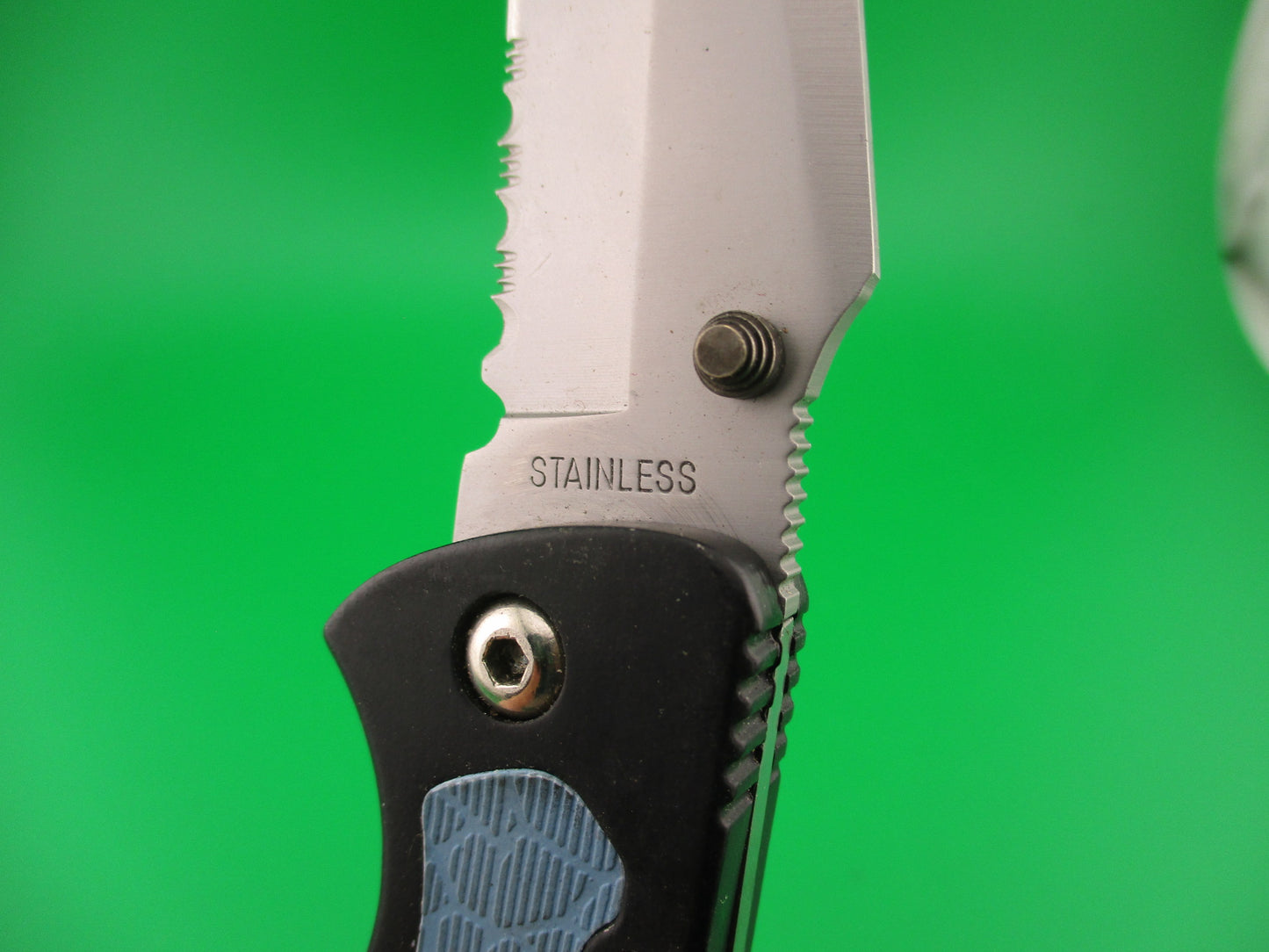 STAINLESS 8" COLT M-16 style Hidden Release DA Lockback automatic knife w Boot clip