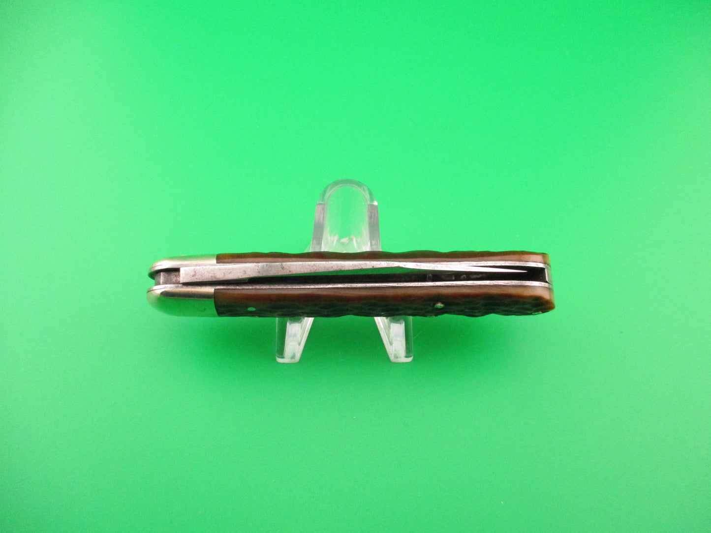 Press Button Knife Co Business model antique automatic knife w ETCH
