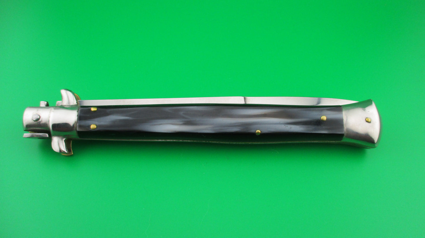 MANIAGO ITALY 33cm Italian Stiletto swivel bolster automatic knife