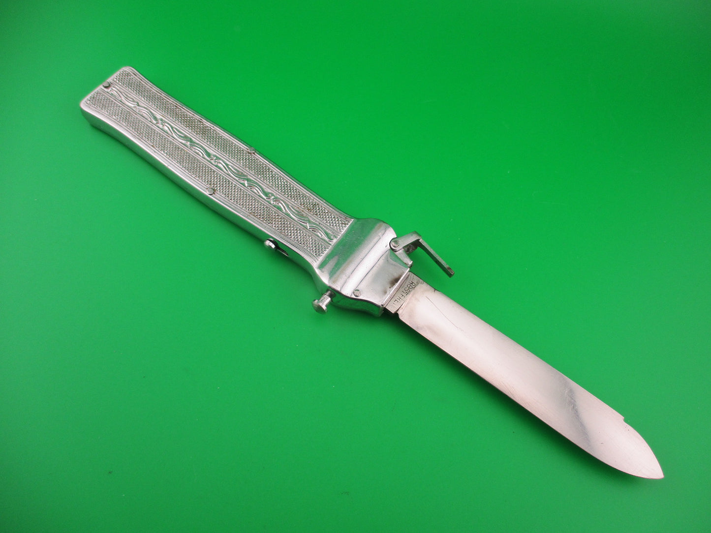 BONSA DBGM SOLINGEN 24cm German Trapdoor All Metal Vintage OTF SA automatic