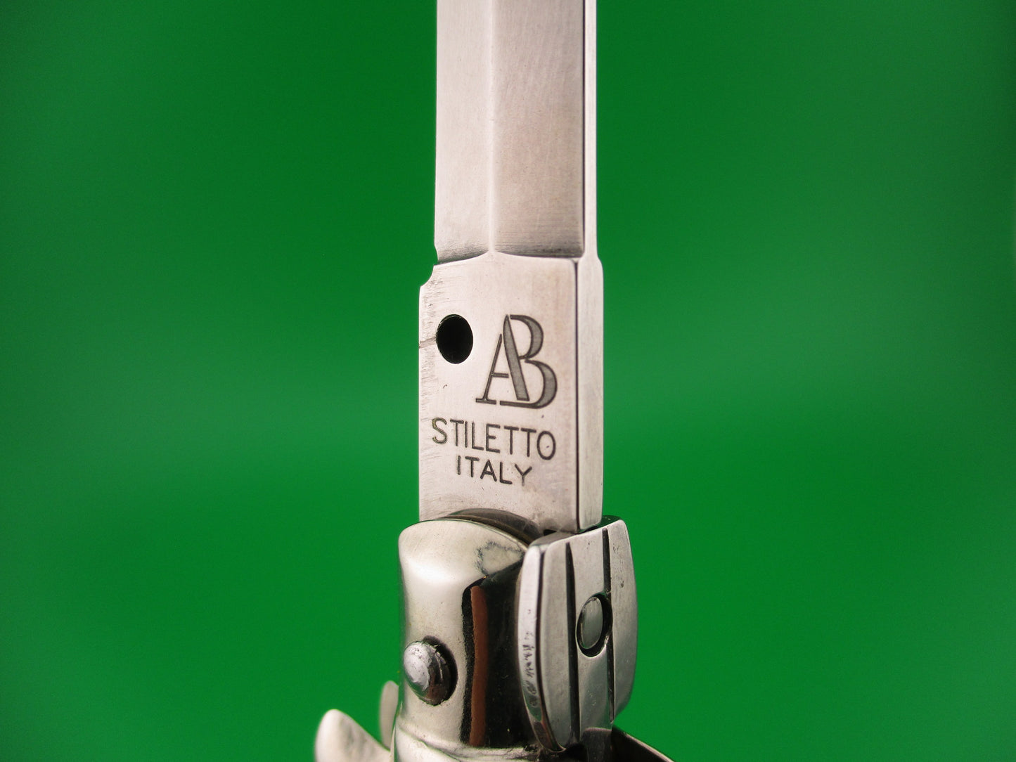 z AB STILETTO ITALY 23cm Italian Dagger Blade swivel bolster switchblade knife