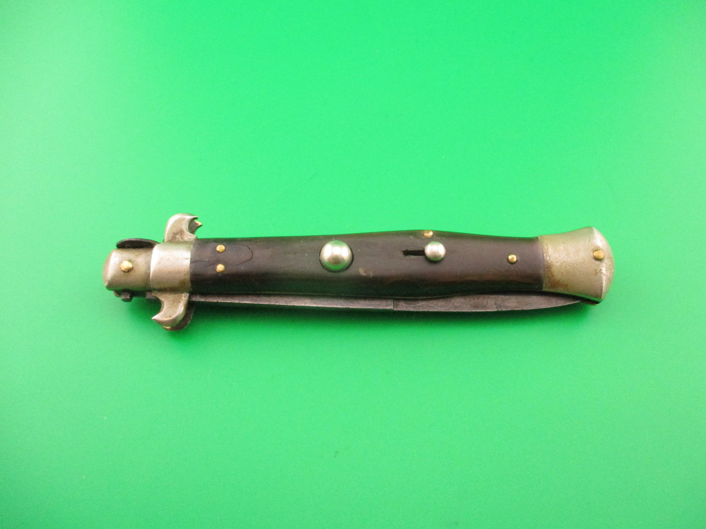 MANIAGO 23cm Italian Flatguard Wasp body Vintage 1930s automatic knife