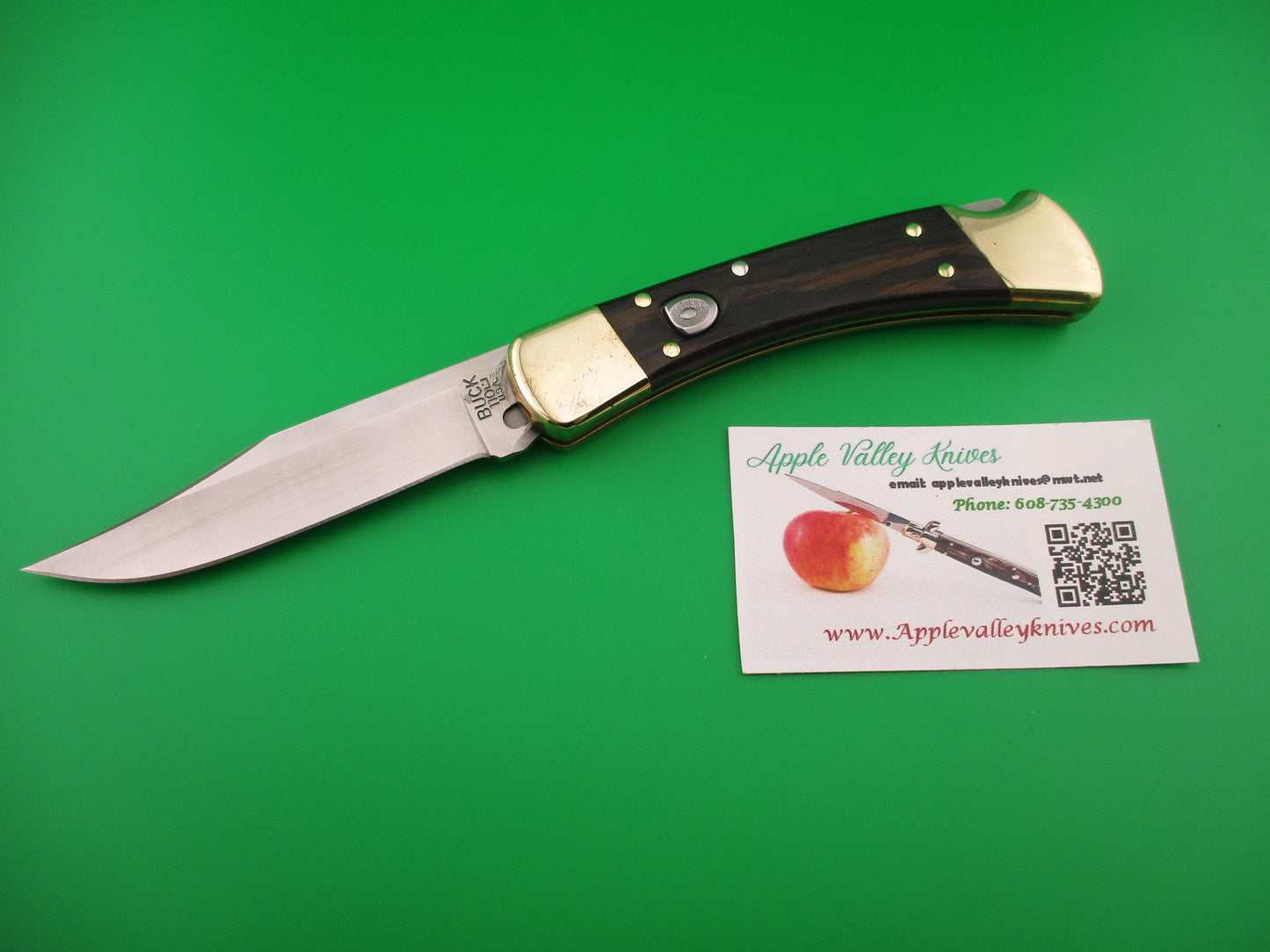 z BUCK 110 Automatic New in Box with Leather Sheath Hardwood scales
