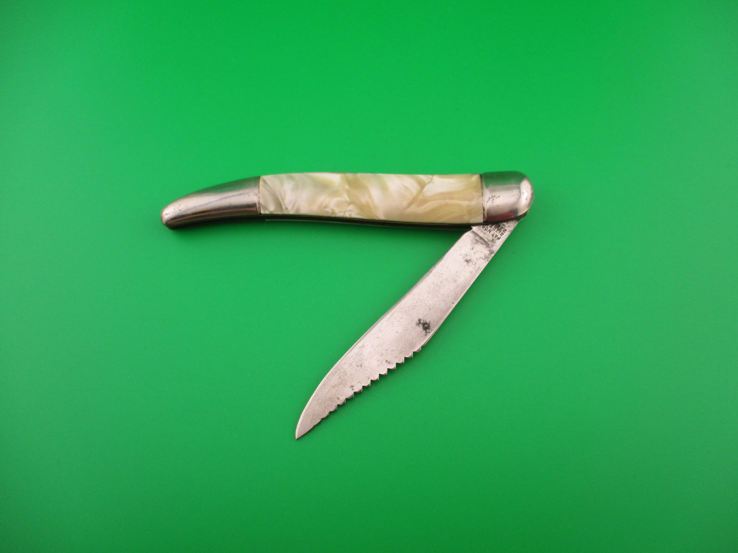 Hammer Brand Imperial Toothpick Fisherman's Switchblade knife w/ blade etch