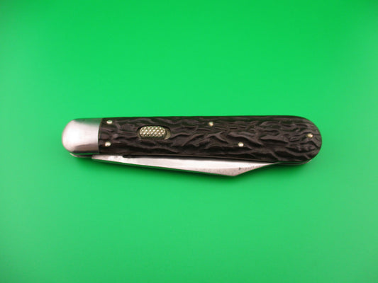 Flylock Hunter #11000 Large Single Black Wormgroove switchblade knife