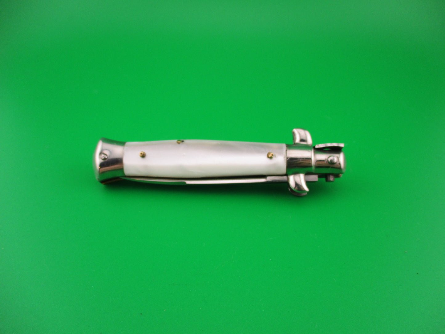 Rostfrei (slant) 16cm Italian transitional Pearlex swivel bolster 1970s Vintage automatic