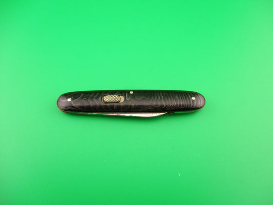Flylock 3 3/8" Single blade Black waterfall switchblade knife