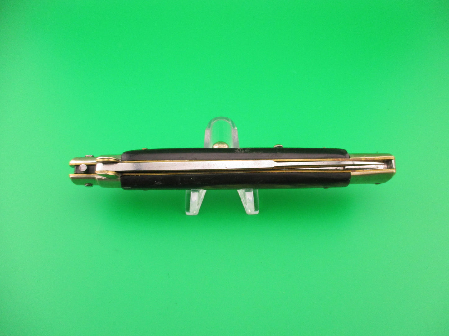 MAURO MARIO ITALY 28cm Picklock Stiletto 1950s Vintage automatic knife w horn