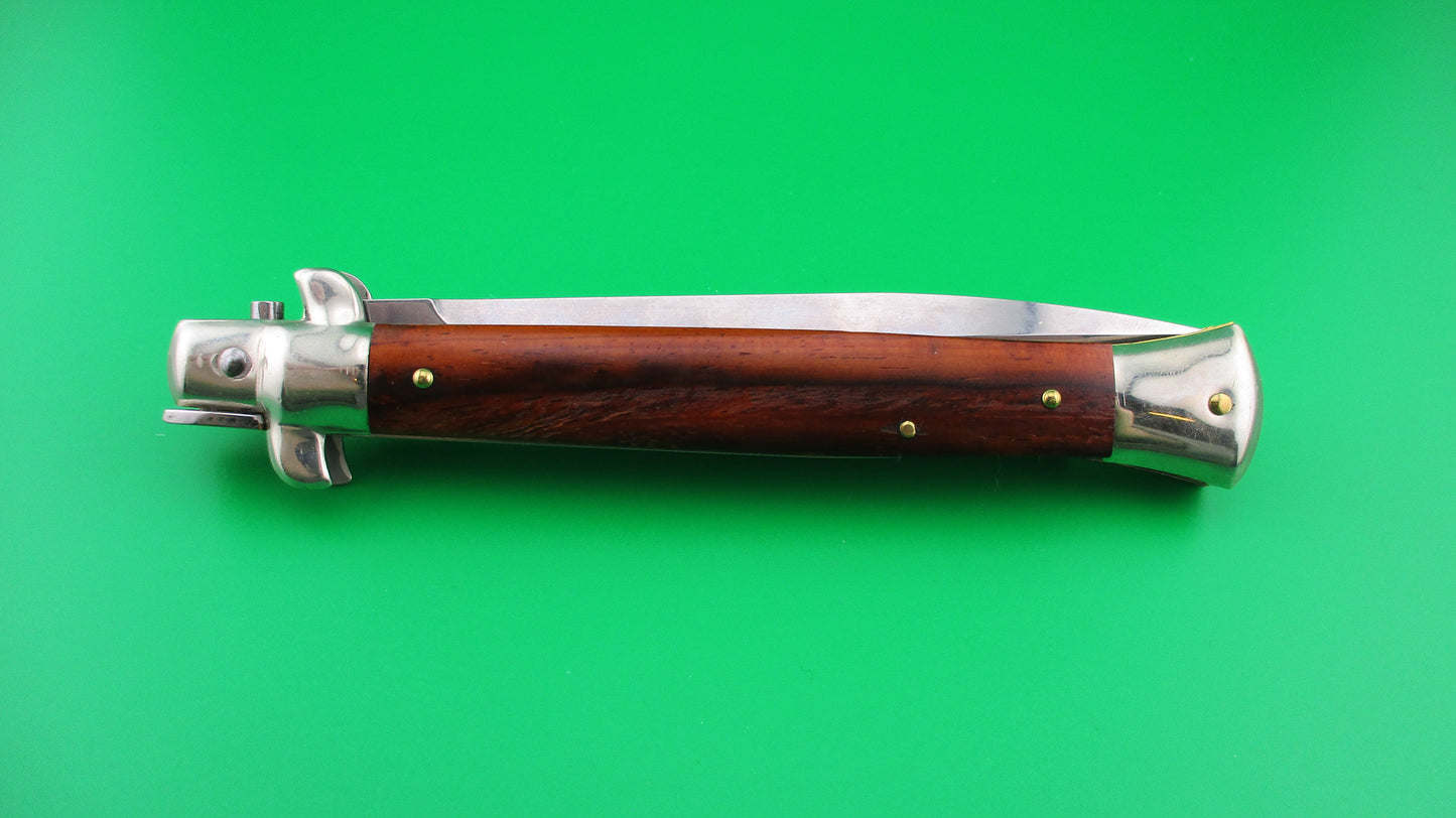 Walts LATAMA (Cat) 28cm Italian stiletto Dagger Blade Cocobolo wood switchblade knife