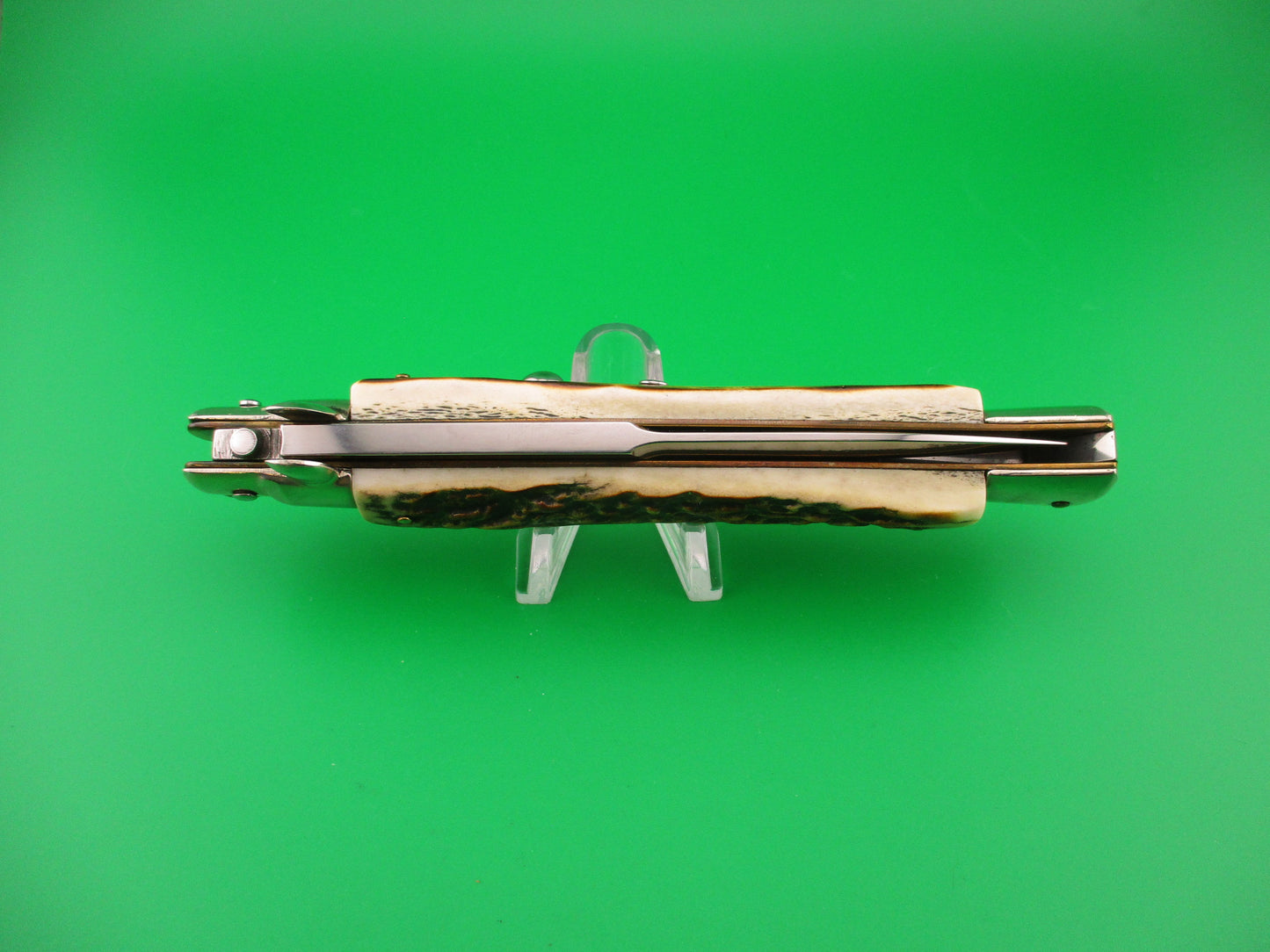 Walts LATAMA (Cat) 28cm Italian stiletto Bayonet Blade Stag switchblade knife