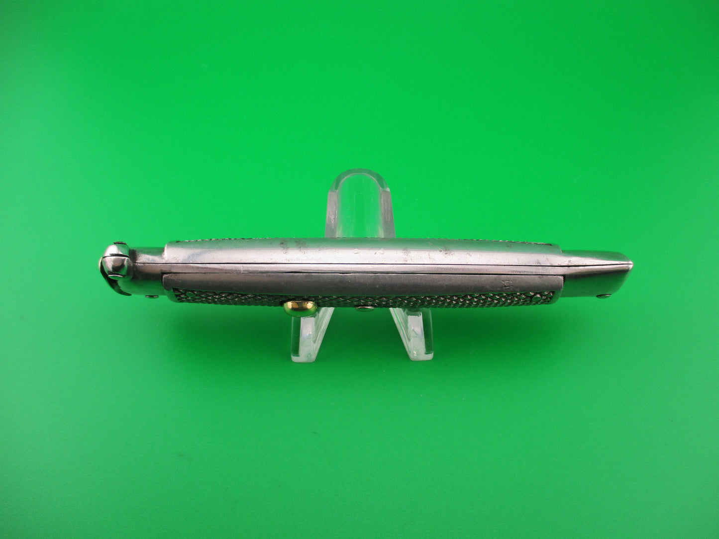 C JUL HERBERTZ IMPORT 21cm Italian Trapdoor OTF 1960s Vintage Aluminum automatic knife