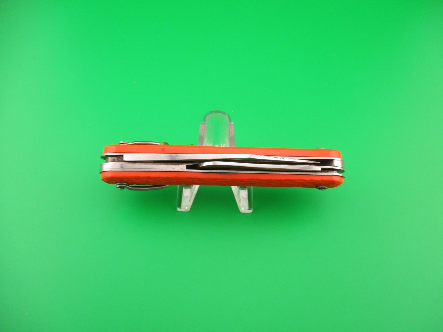 z CAMILLUS vintage MC1 Orange paratrooper automatic knife with hook blade