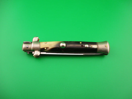 C. Jul Herbertz IMPORT 23cm Italian Transitional Brazilian horn switchblade knife
