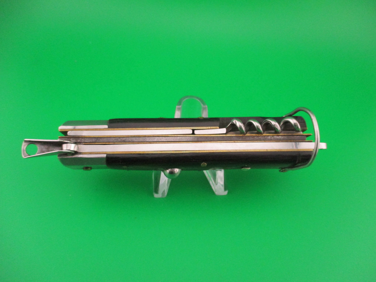 MASERIN & DE NARDO INOX MANIAGO 20cm Italian Fulcrum Camper Shell puller 5 blade automatic knife