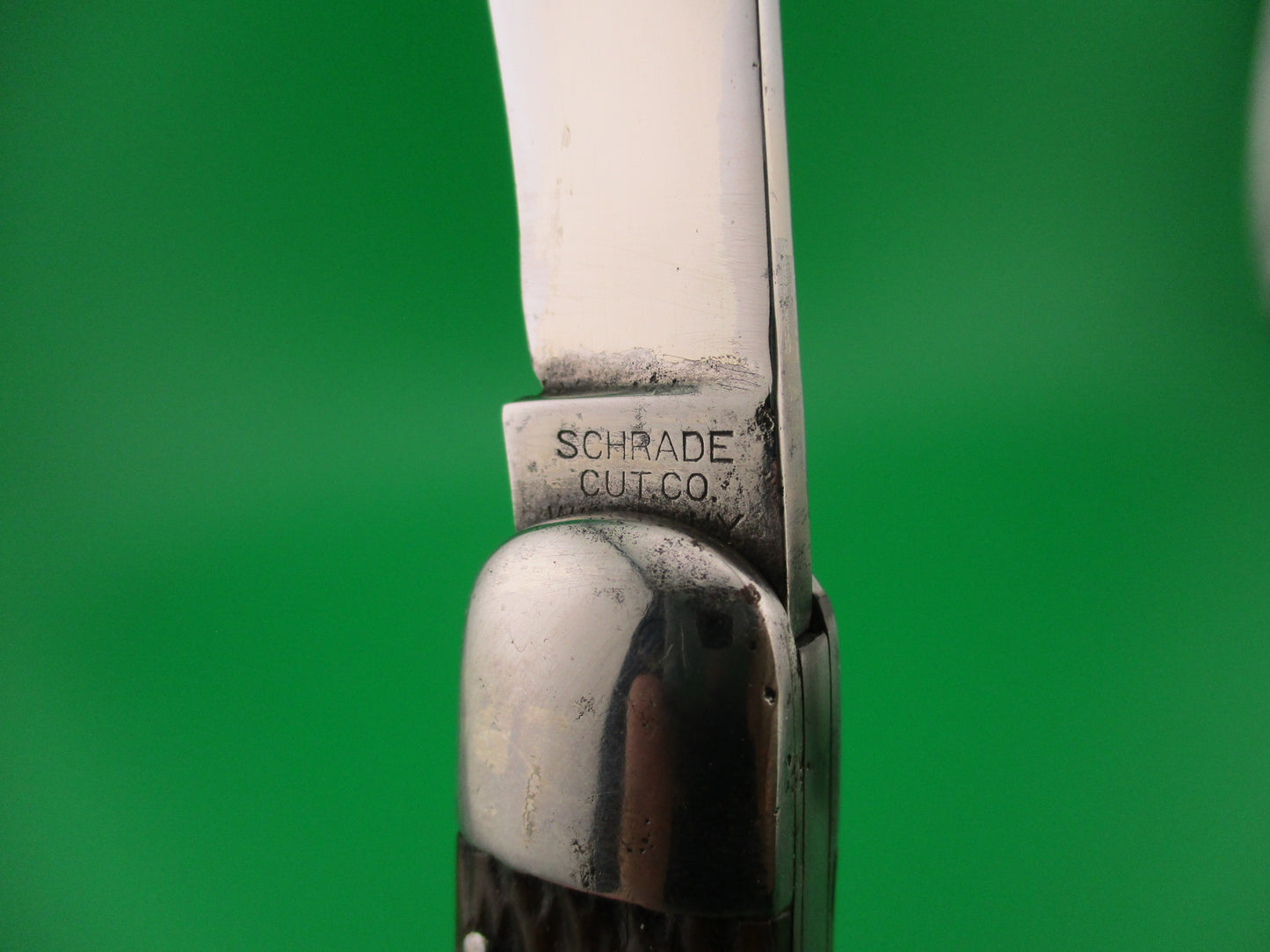SCHRADE CUT CO M2 Bone WWII Paratrooper Military issue switchblade knife