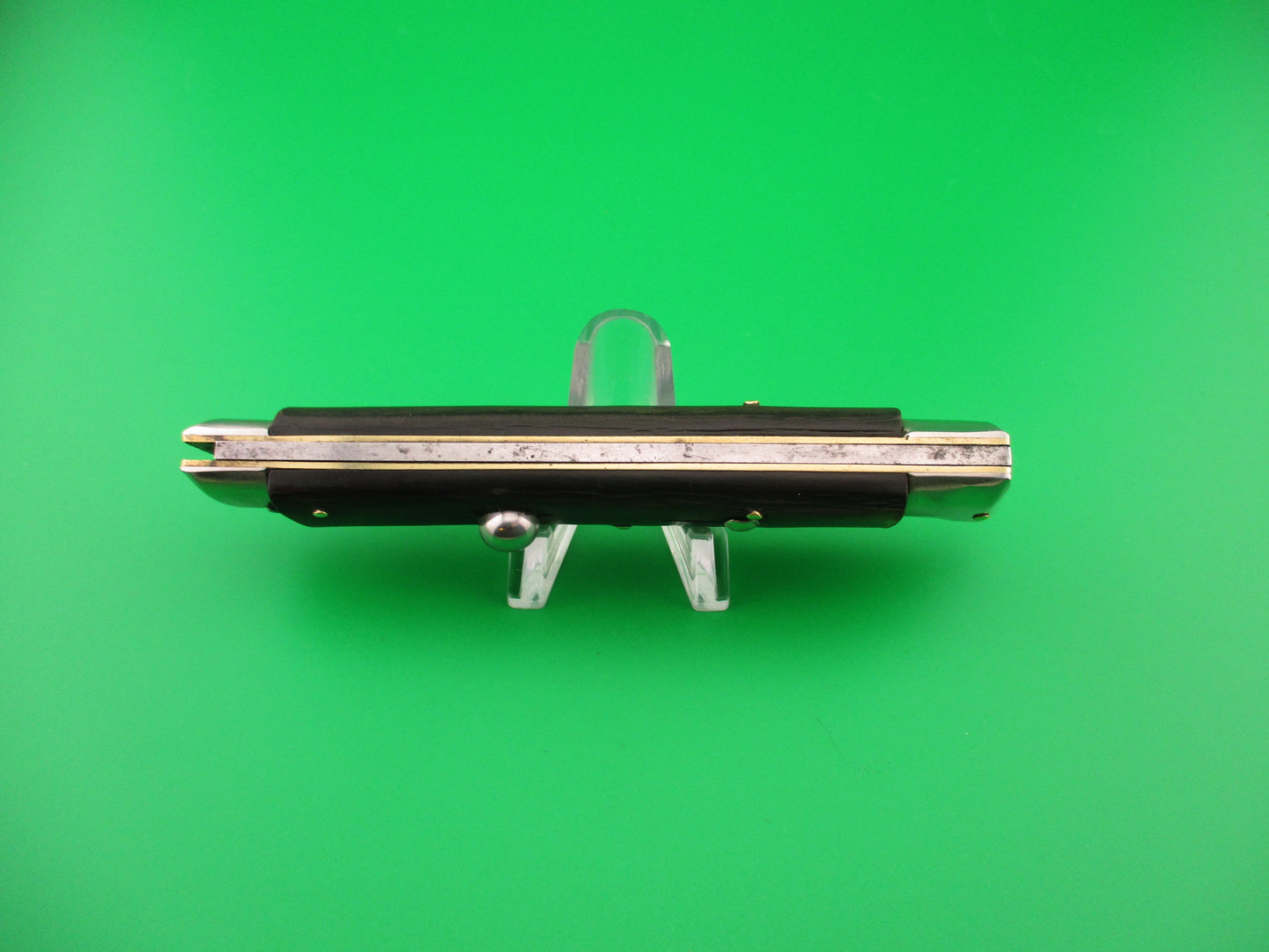 Jndiana EXTRA 23cm Italian Large Slant Bolster Vintage Horn automatic knife