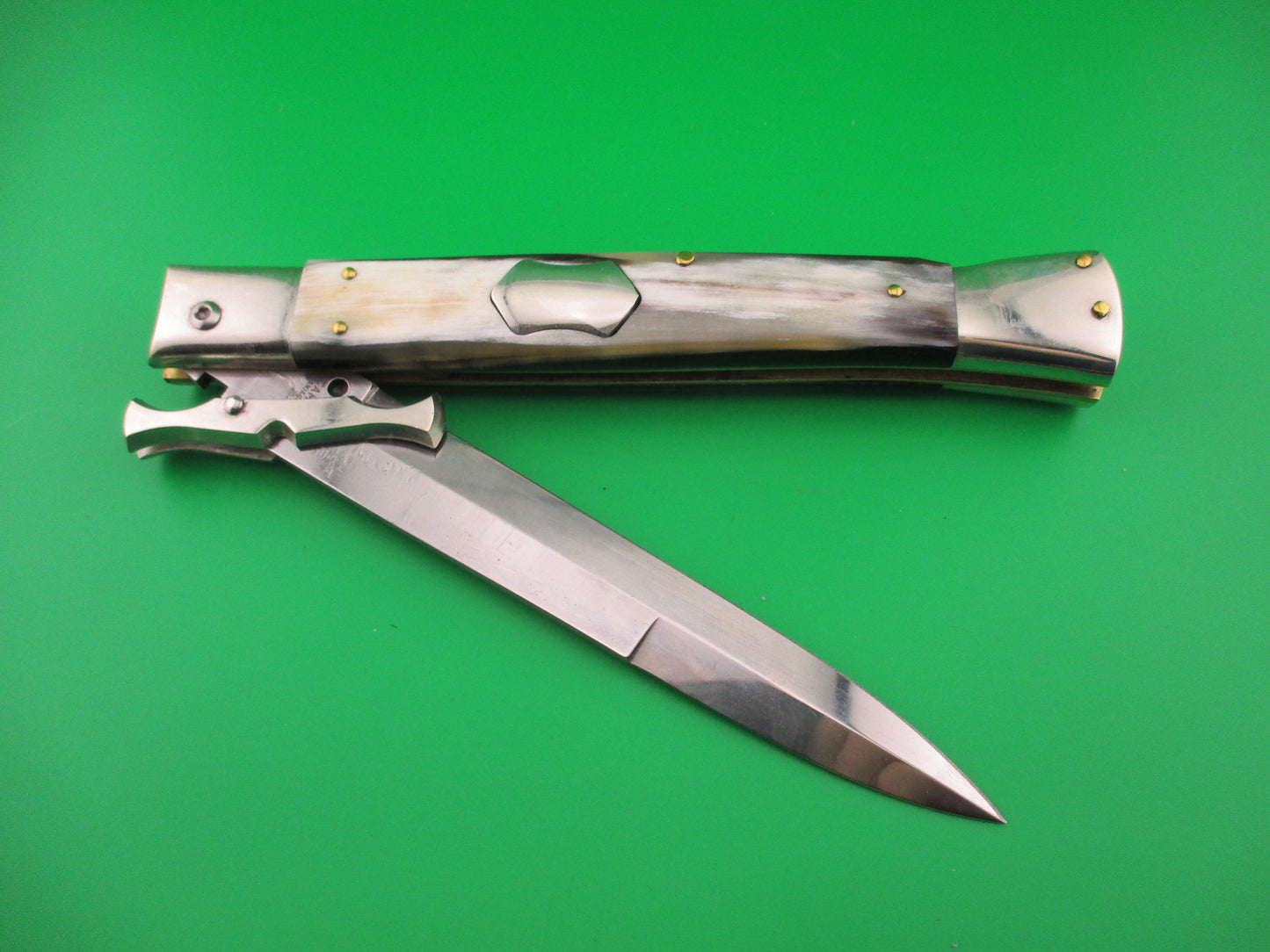 AGA CAMPOLIN 33cm (13 inch) Italian Batwing Flush Shield button automatic Pascotto