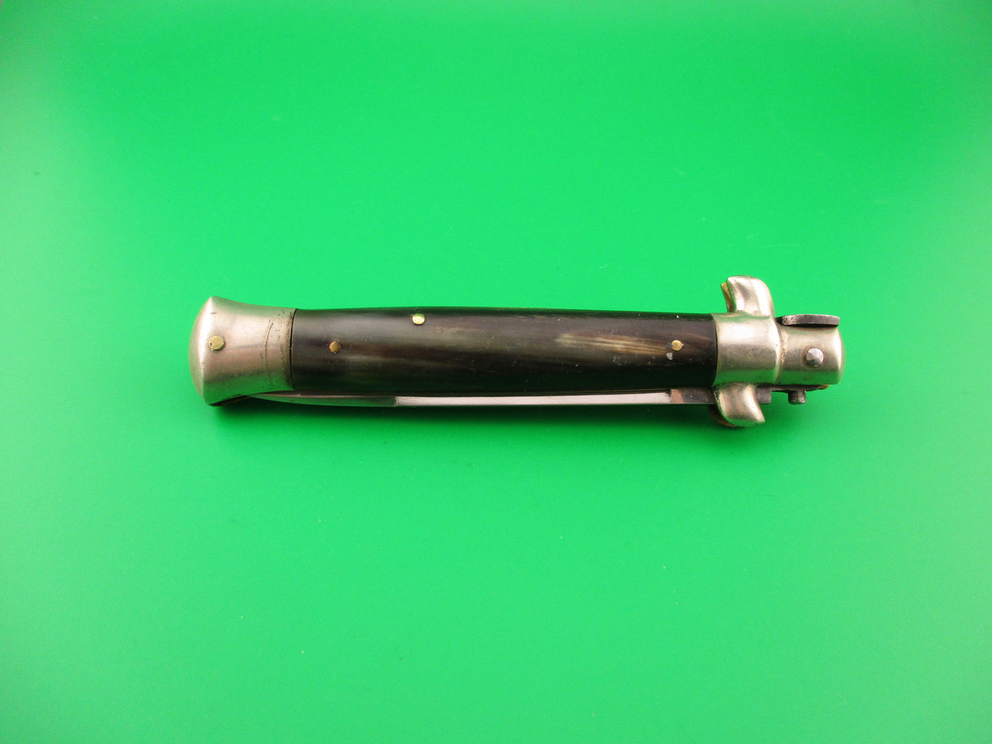 C. Jul Herbertz IMPORT 23cm Italian Transitional Brazilian horn switchblade knife